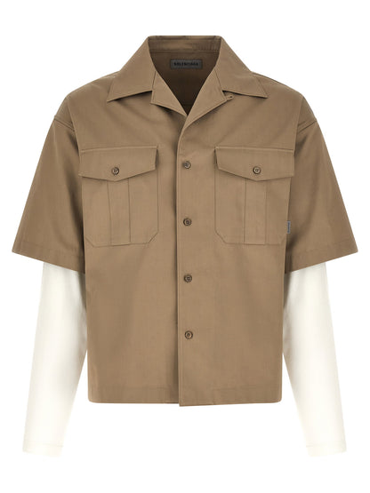 Balenciaga Double-layer Shirt