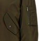 Saint Laurent Removable Shearling Neck Bomber Jacket