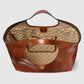 Gucci Giglio Large Leather Tote Bag Brown