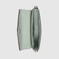 Gucci Debossed GG Super Mini Shoulder Bag Pale Green
