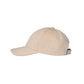 Beige baseball cap on a light gray background
