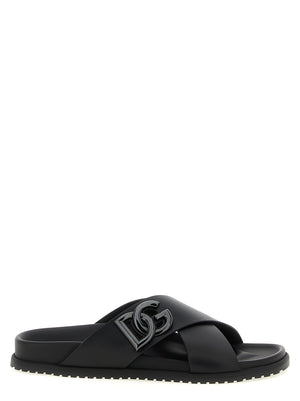 Dolce & Gabbana Leather Slides