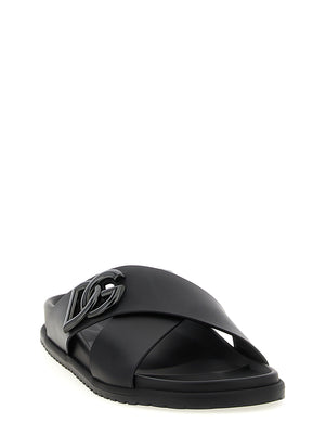 Dolce & Gabbana Leather Slides