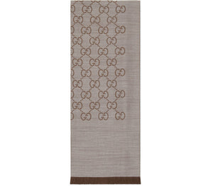 Gucci GG Silk & Wool Shawl