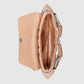 Gucci Horsebit Chain Medium Shoulder Bag Quilted Rose Beige