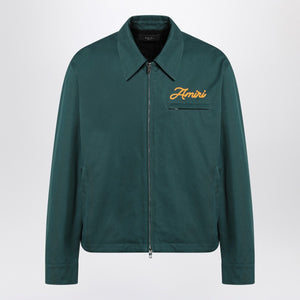 Amiri AMIRI Green zipped jacket with logo