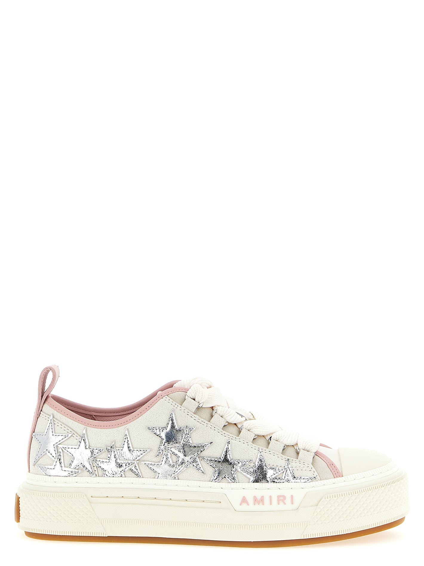 Amiri Metallic Stars Court Low Sneakers