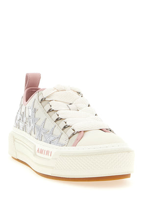 Amiri Metallic Stars Court Low Sneakers