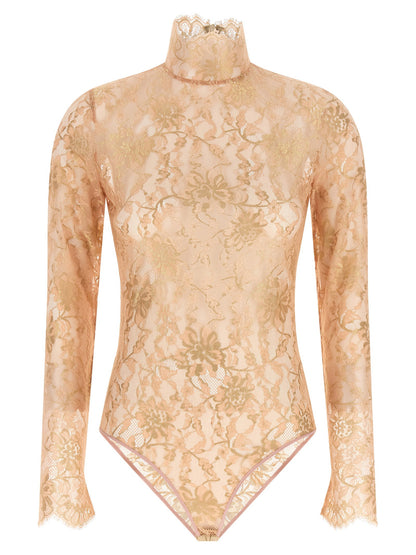 Valentino Garavani Lurex Lace Bodysuit