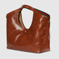 Gucci Giglio Large Leather Tote Bag Brown