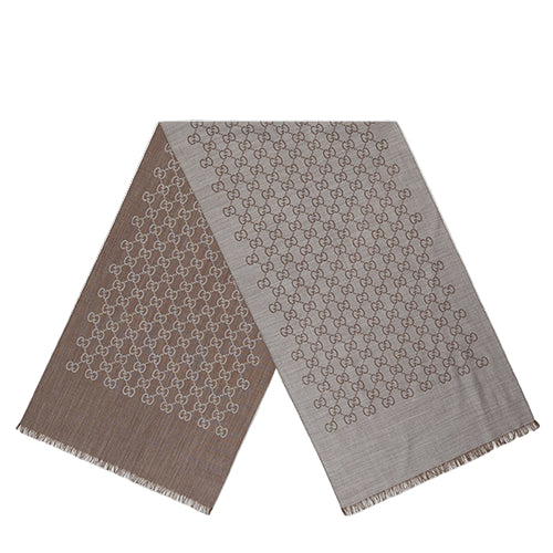 Gucci GG Silk & Wool Shawl