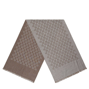 Gucci GG Silk & Wool Shawl