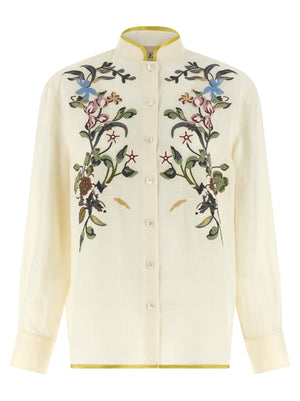 Valentino Garavani Floral Embroidery Shirt