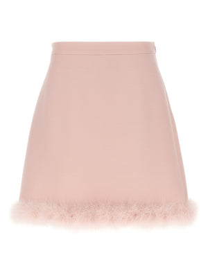 Valentino Garavani Feathers Skirt