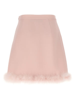 Valentino Garavani Feathers Skirt