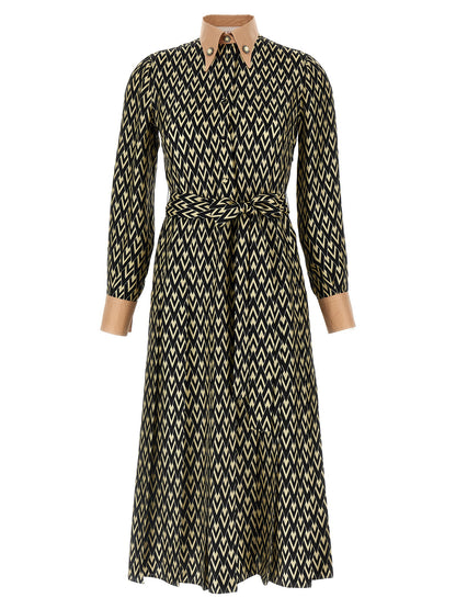 Valentino Garavani Toute La V Midi Dress