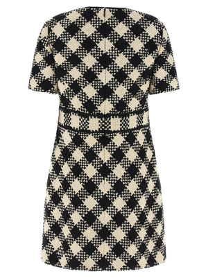 Valentino Garavani Damier Tweed Dress