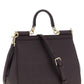 Dolce & Gabbana Sicily Grande Dauphine Leather Handbag