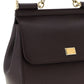 Dolce & Gabbana Sicily Grande Dauphine Leather Handbag
