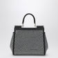 Dolce & Gabbana Black Sicily medium handbag with crystals