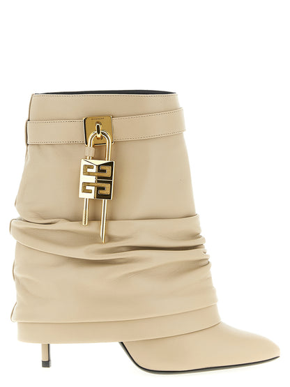 Givenchy Shark Lock Stiletto Ankle Boots
