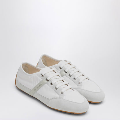 Givenchy White Silm sneakers in nylon and suede