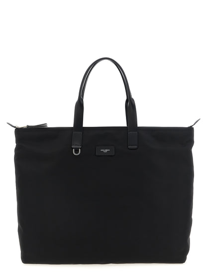Dolce & Gabbana Big Logo Patch Shopping Bag