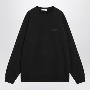 Givenchy Black crew neck cotton sweatshirt