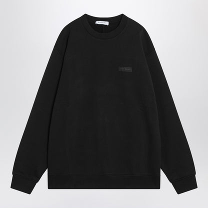 Givenchy Black crew neck cotton sweatshirt