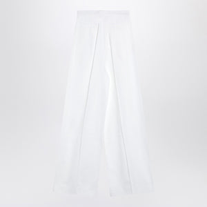 Givenchy White pleated cotton trousers