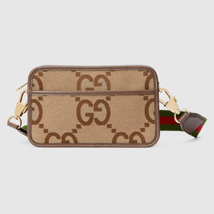 Gucci Jumbo GG Mini Bag Brown and Beige