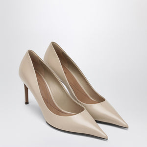 Dolce & Gabbana Dolce & Gabbana Dolce&Gabbana Beige calfskin décolleté devotion