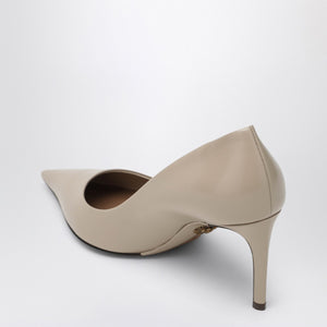 Dolce & Gabbana Dolce & Gabbana Dolce&Gabbana Beige calfskin décolleté devotion