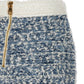 Balmain Fringed Tweed Skirt
