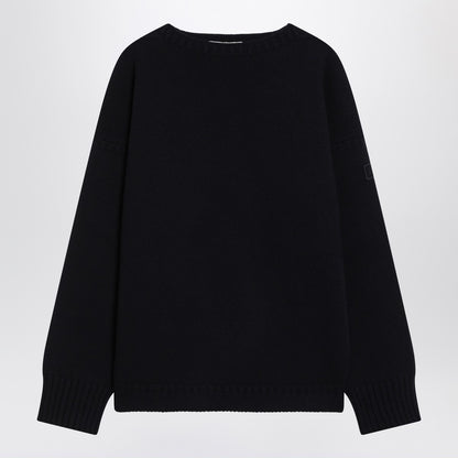 Chloé Navy blue sweater in wool and cashmere