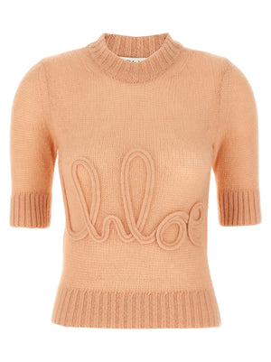 ChloÉ Logo Embroidery Sweater