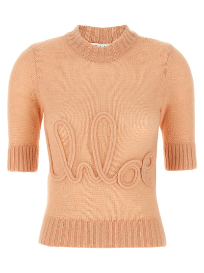 ChloÉ Logo Embroidery Sweater