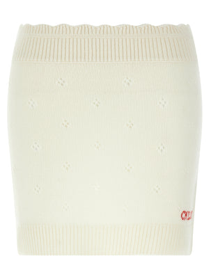Chloé Jacquard Logo Skirt