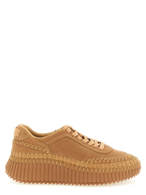 Chloé Nama Wedge Sneakers