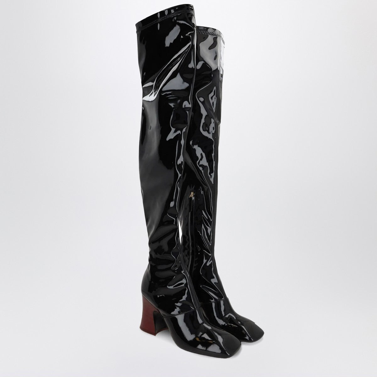 Chloé Janis over-the-knee boots in black