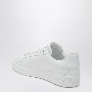 Dolce & Gabbana Dolce & Gabbana Dolce&Gabbana White Portofino sneakers in leather