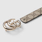 Gucci GG Marmont Reversible Belt Beige and Dark Brown & Black