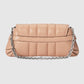 Gucci Horsebit Chain Small Shoulder Bag Quilted Rose Beige