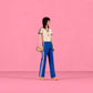 Gucci Adidas x Gucci Flared Jogging Pants Blue