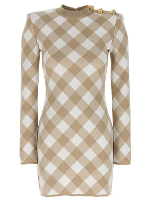 Balmain Vichy Dress