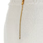 Balmain Button Tweed Skirt