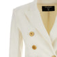 Balmain Double-breasted Denim Blazer