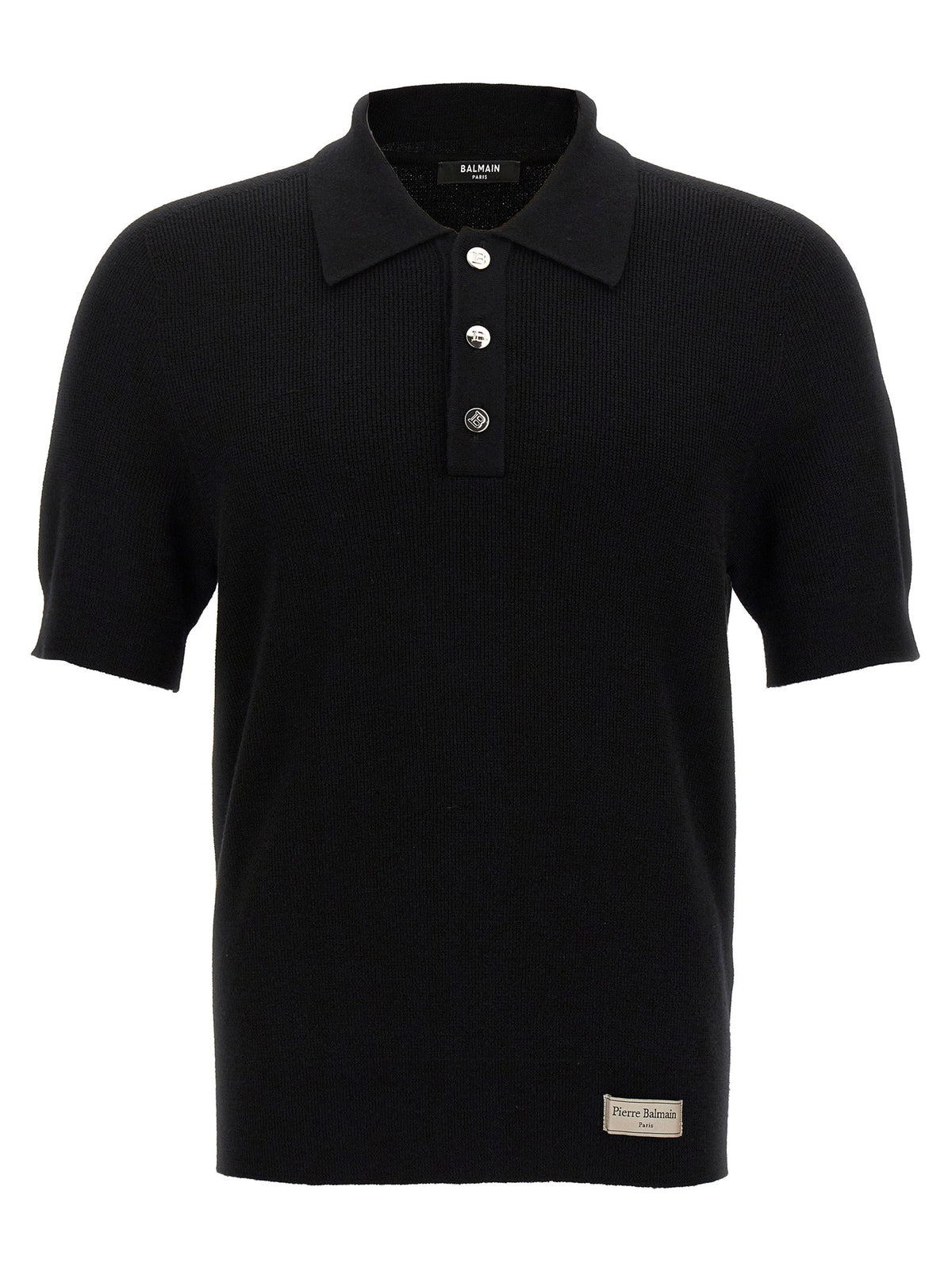 Balmain Label Polo Shirt