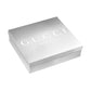 Gucci beauty box on a light gray background
