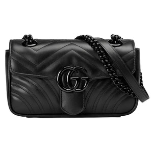 Gucci GG Marmont Mini Shoulder Bag Black